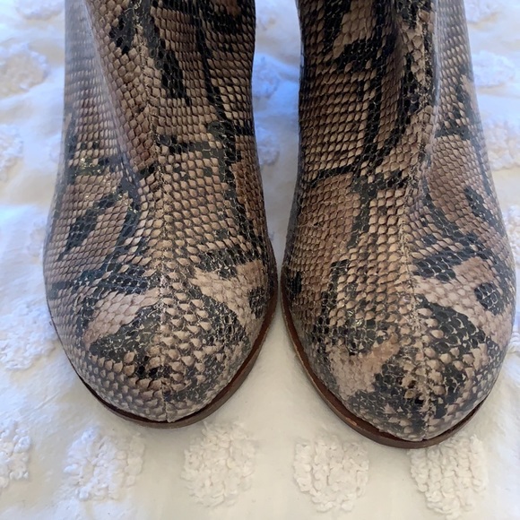 Faux Snake Skin Boots - Picture 4 of 6